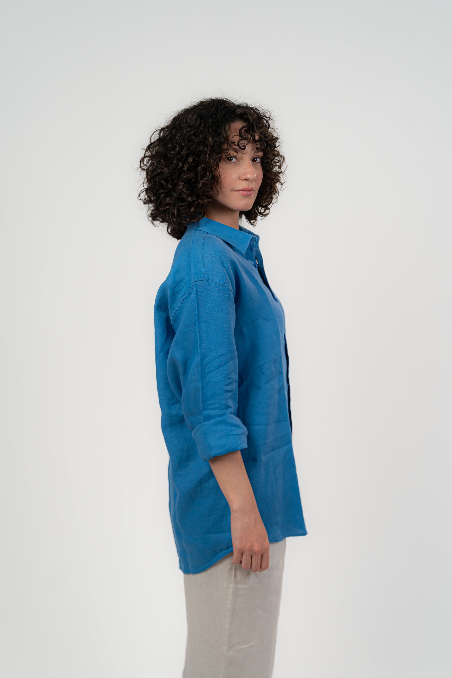 Dusty blue Bolzea Shirt