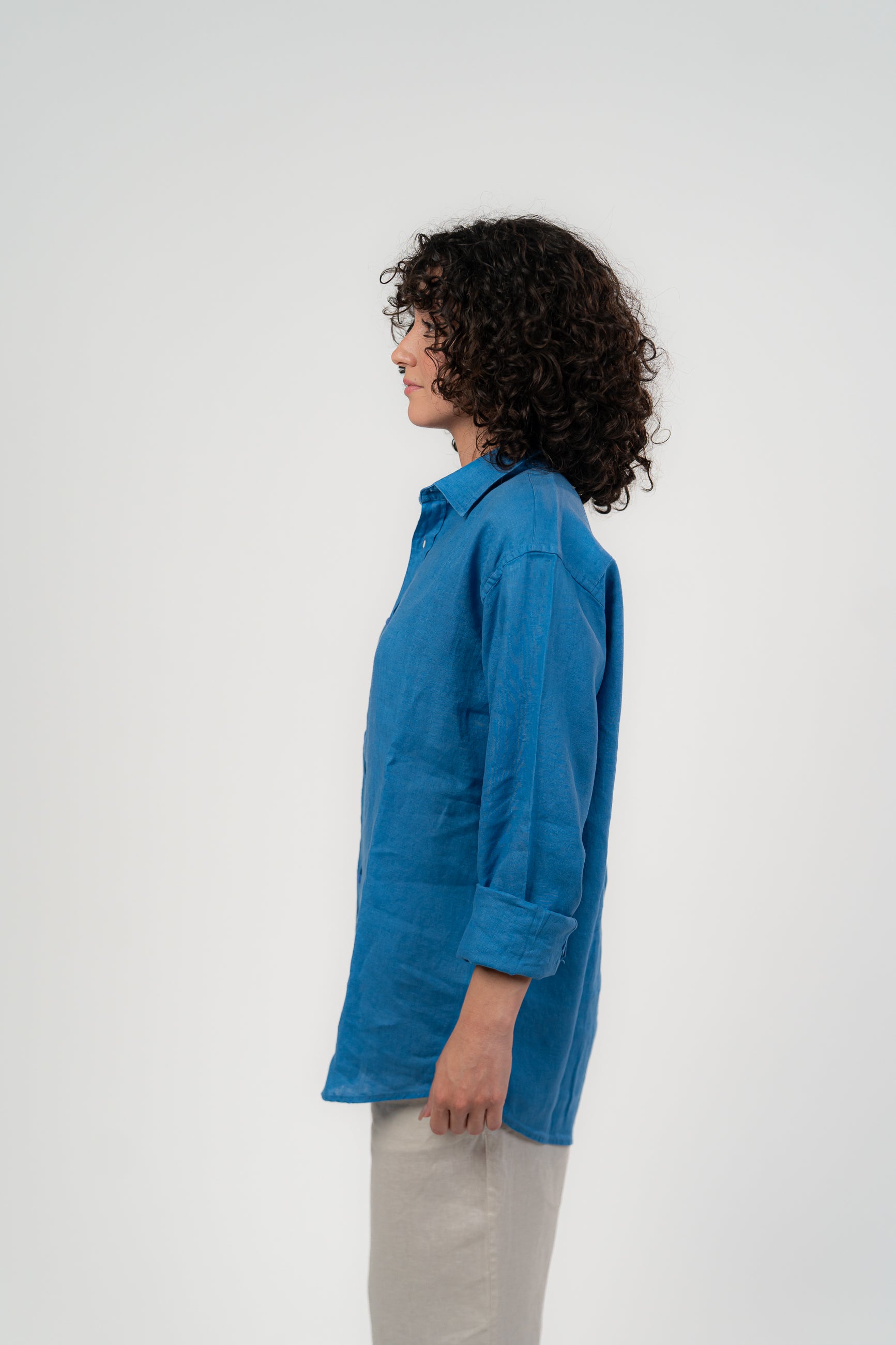 Dusty blue Bolzea Shirt
