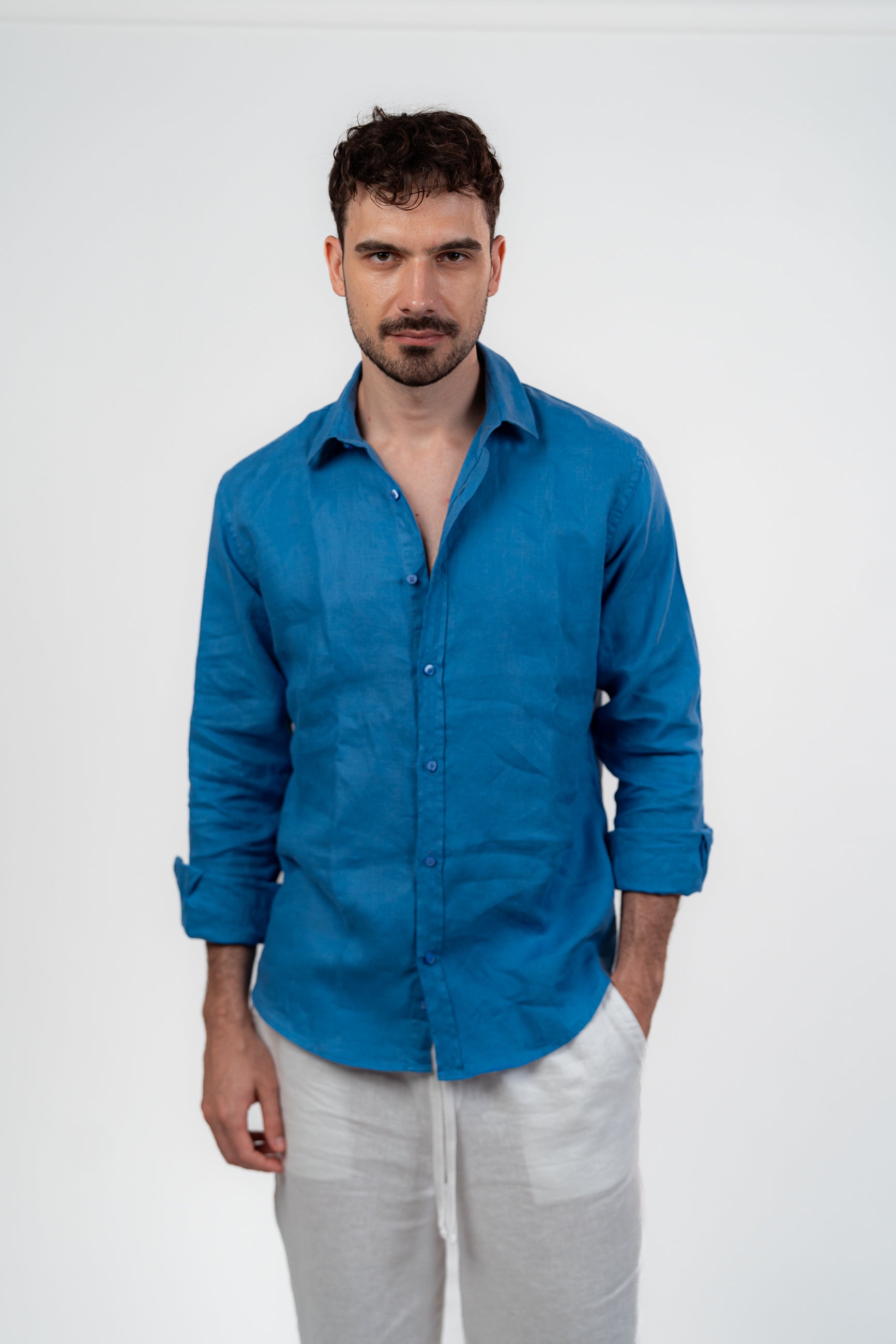 Dusty blue Bolzea Shirt