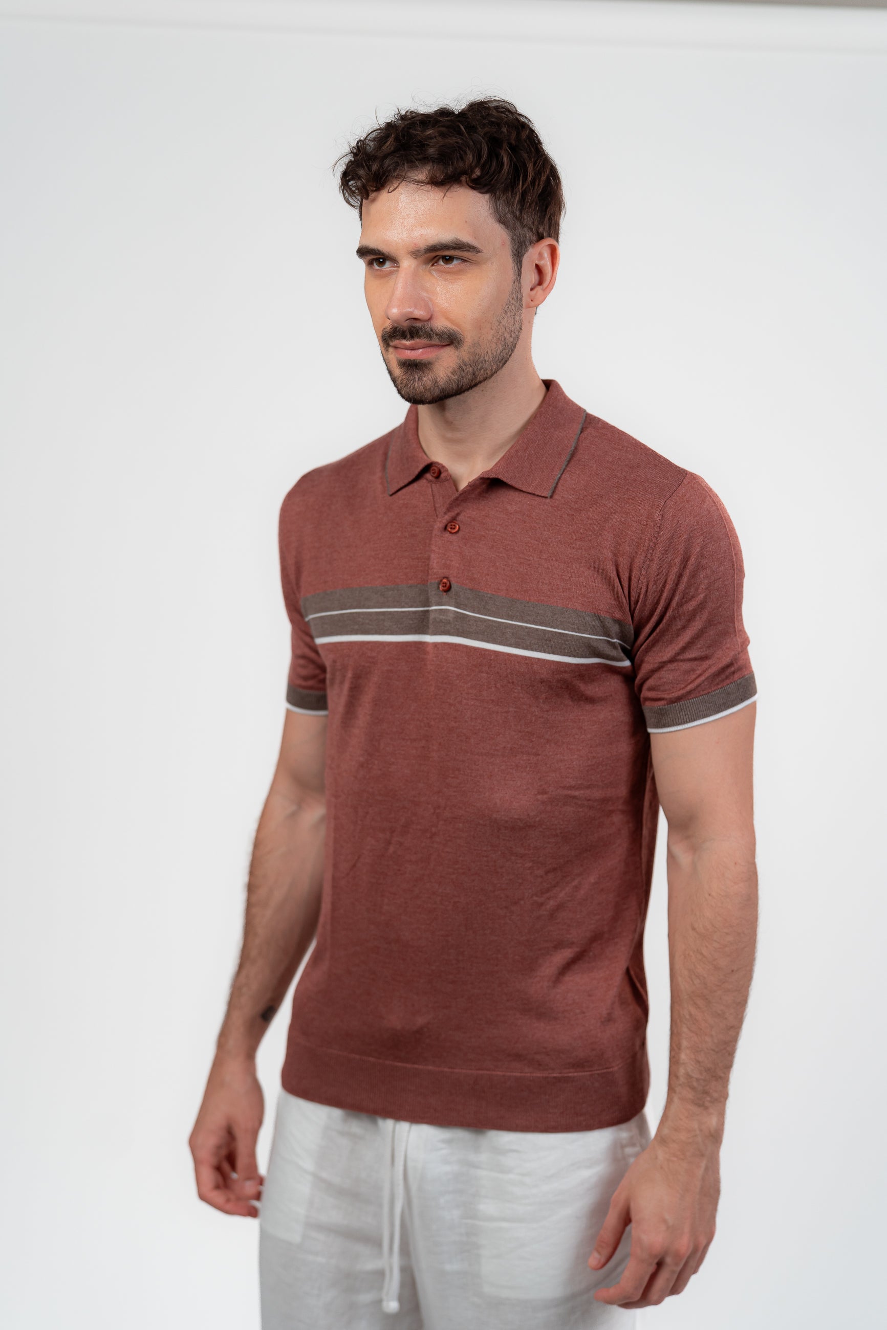 Lined Polo Tshirt