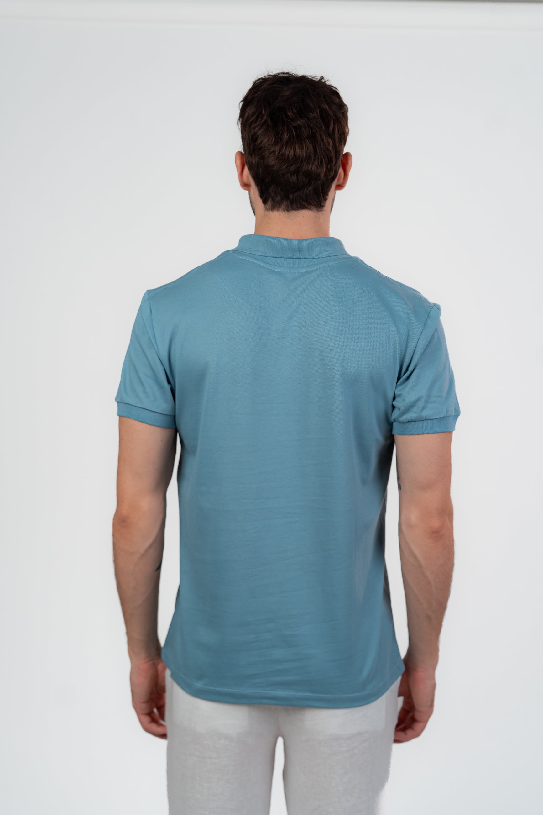 Dusty Blue Polo Tshirt