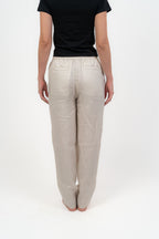 Beige Linien Pants