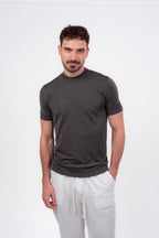 Classic Round Neck Dark Grey