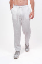 White Linien Pants