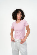 Pink Short Sleeve Top