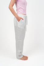 White Linien Pants