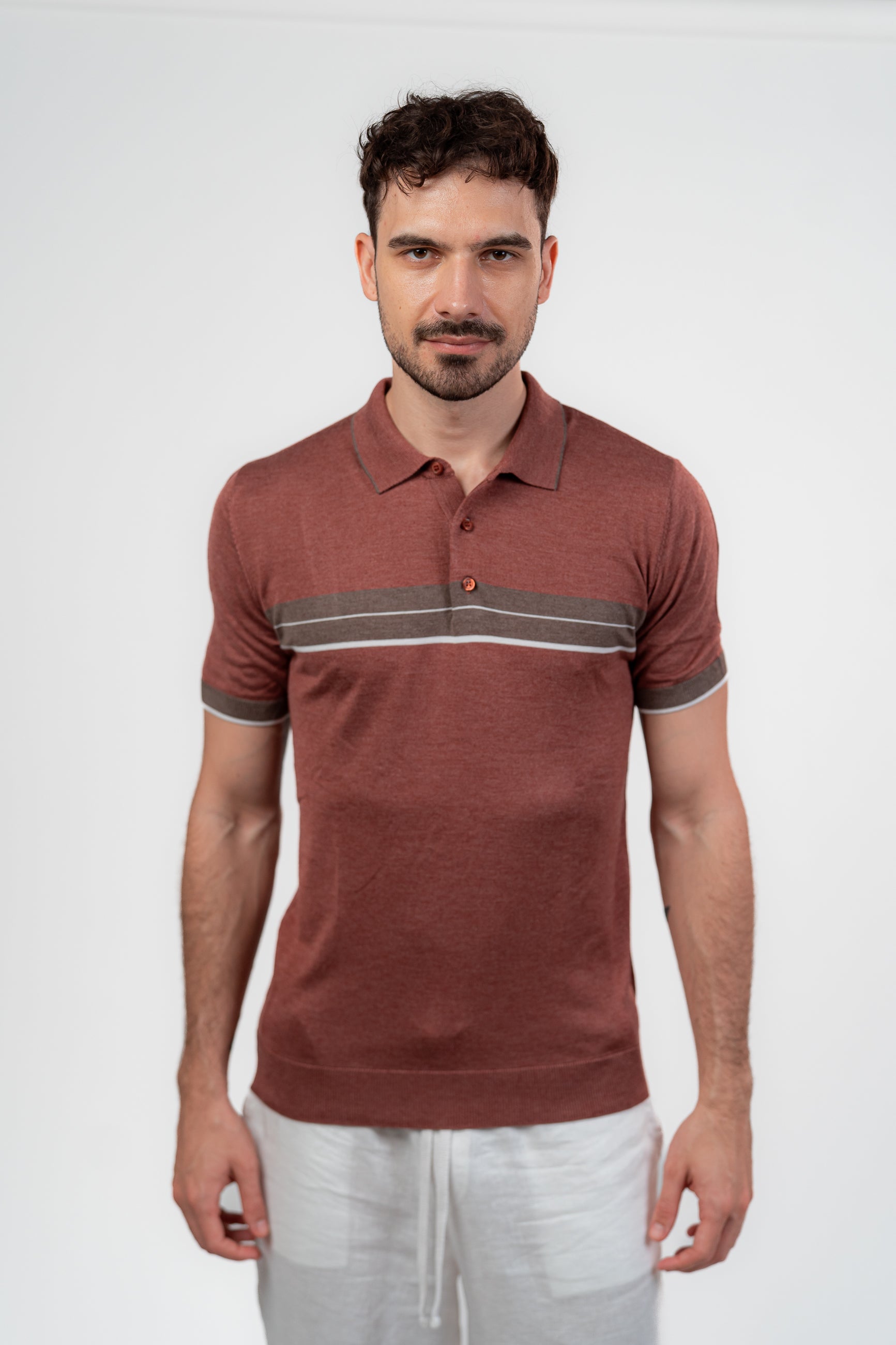 Lined Polo Tshirt
