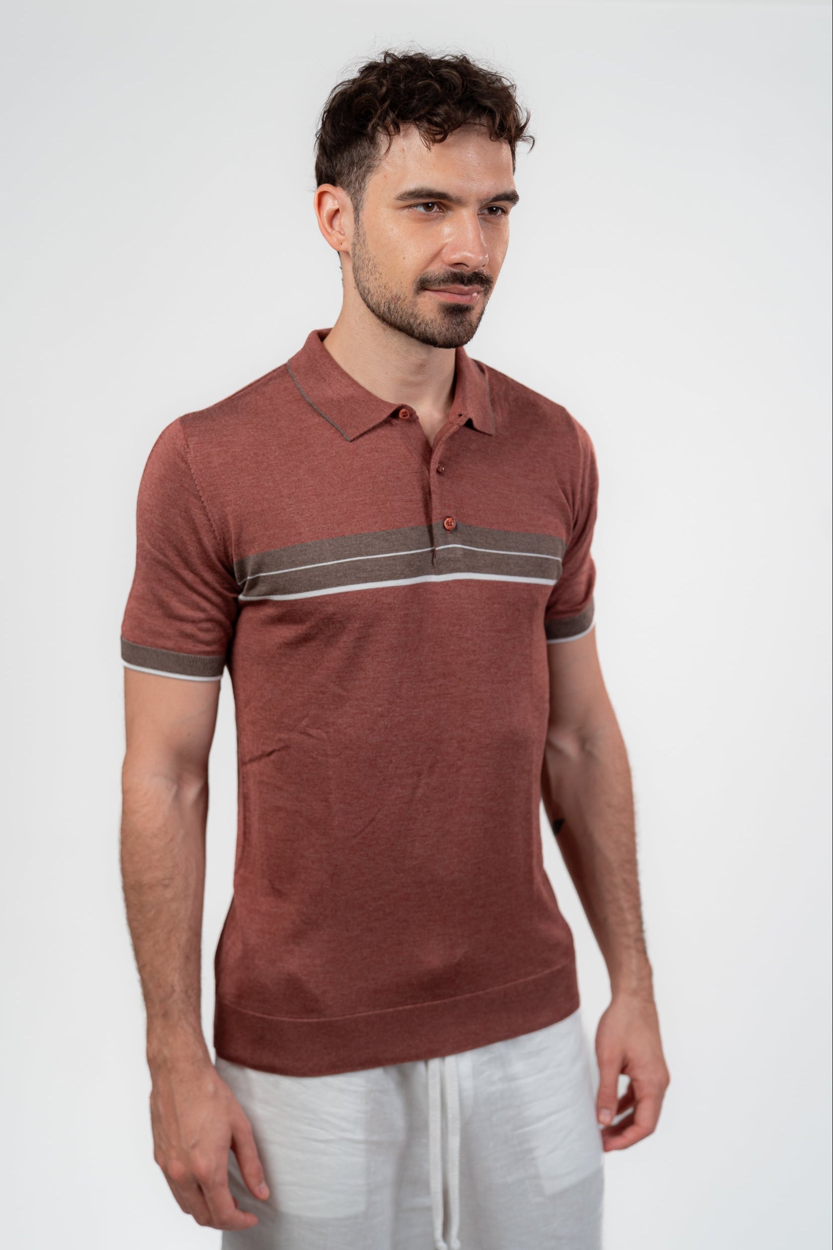 Lined Polo Tshirt