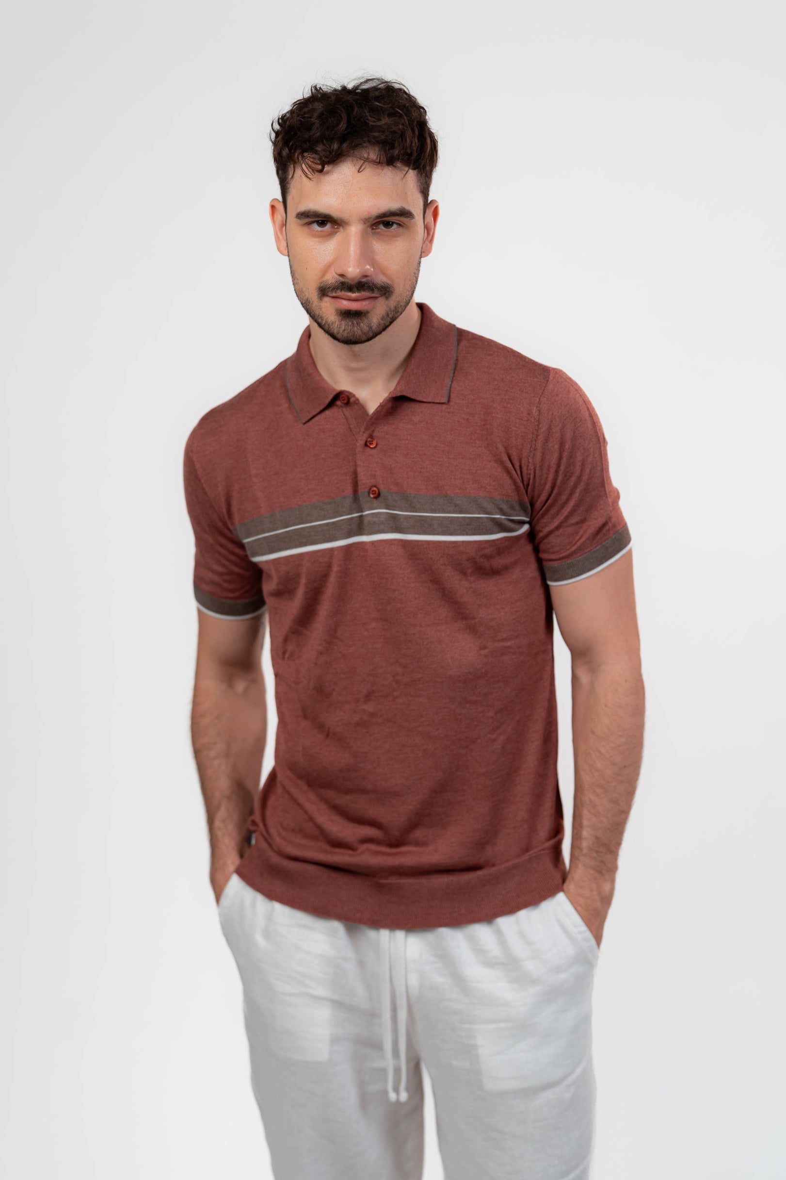 Lined Polo Tshirt