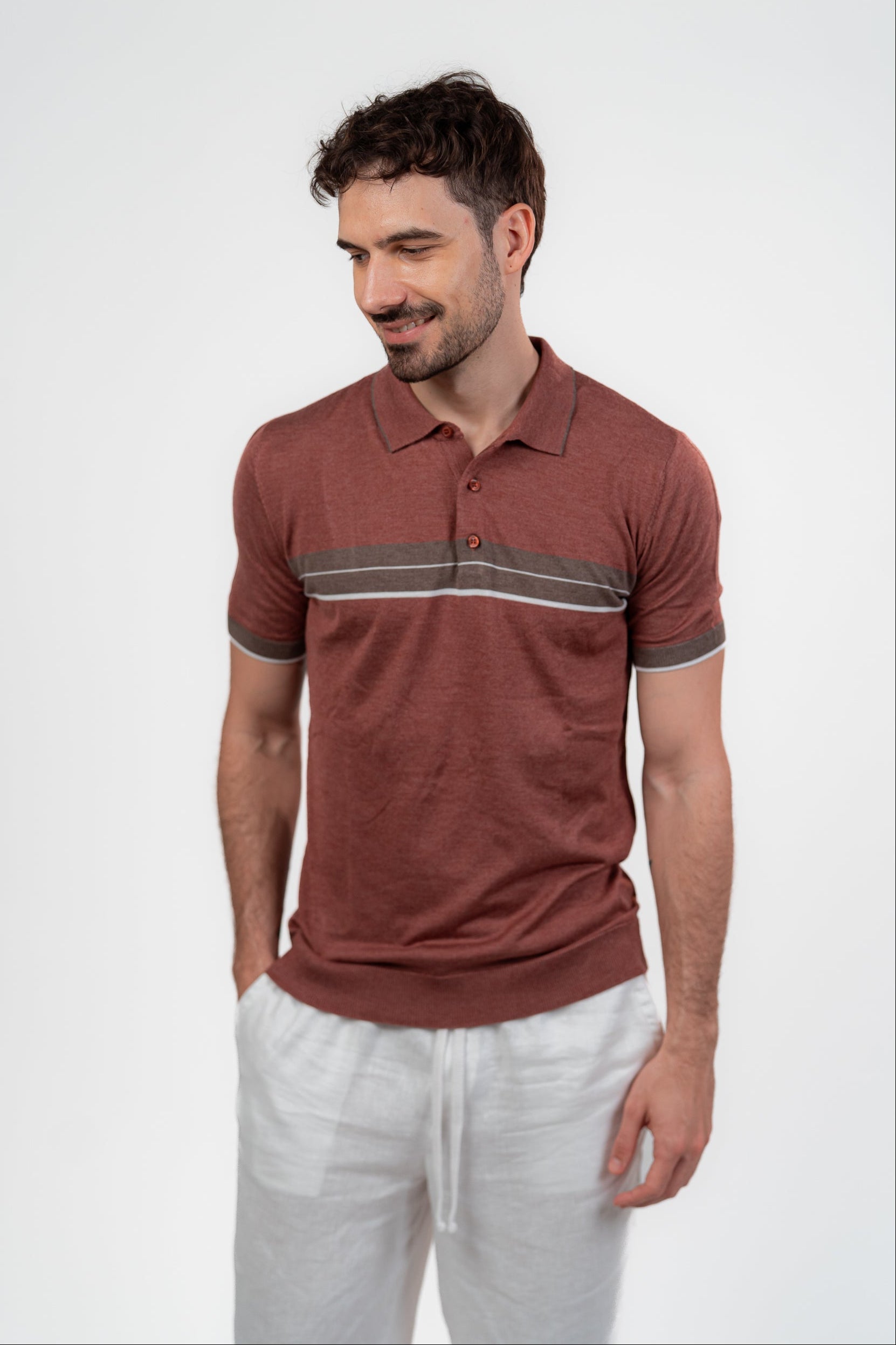 Lined Polo Tshirt