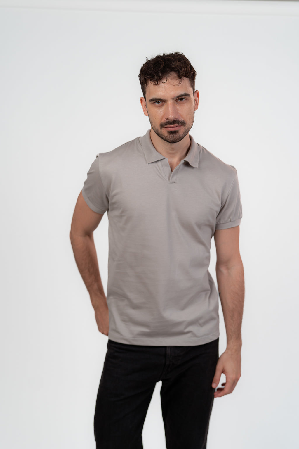 Gray Polo Tshirt